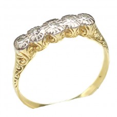 inel victorian de logodna. diamante & aur 14k. cca 1880 inel victorian de logodna. diamante & aur 14k. cca 1880